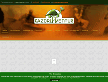 Tablet Screenshot of cazorlaventur.com